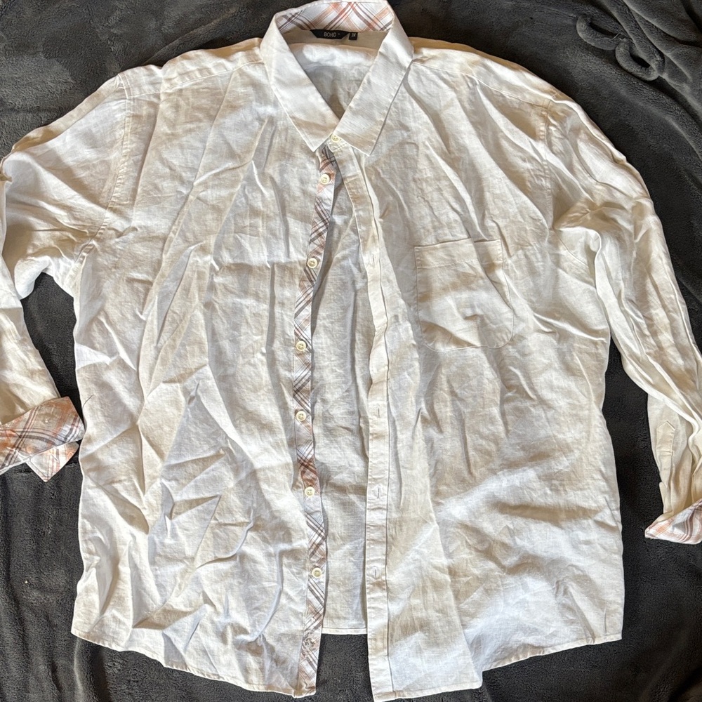 Men's Classic White Shirt Jacket